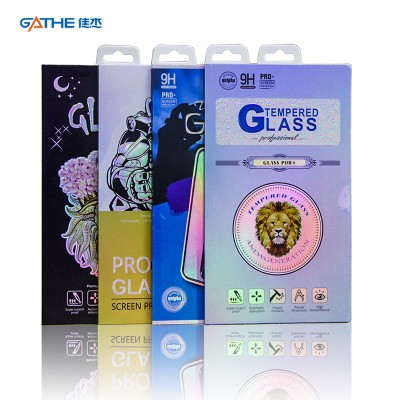 RTS paper envelope box for screen protector protective film packaging box for iPhone tempered glass packaging