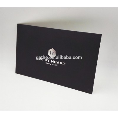 High quality black card paper with greeting card and Prizing card