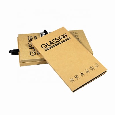 Premium Tempered glass film packaging 9H screen protector packaging box iPhone iPad protective film retail packaging